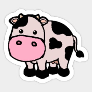 Cow Sticker